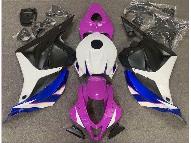 2009-2012 Gloss Pink White and Blue Honda CBR600RR Motorcycle Fairing UK 2009-2012 Gloss Pink White and Blue Honda CBR600RR Motorcycle Fairing UK