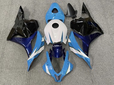 2009-2012 Light Blue and White Honda CBR600RR Motorcycle Fairing UK