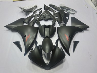 2009-2012 Matte Black Red Yamaha R1 Motorcycle Fairing UK