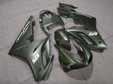 2009-2012 Matte Green White Triumph Daytona 675 Motorcycle Fairing UK