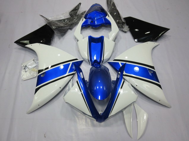 2009-2012 OEM Style Blue White Yamaha R1 Motorcycle Fairing UK 2009-2012 OEM Style Blue White Yamaha R1 Motorcycle Fairing UK