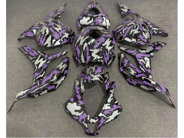 2009-2012 Purple and Silver Camo Honda CBR600RR Motorcycle Fairing UK 2009-2012 Purple and Silver Camo Honda CBR600RR Motorcycle Fairing UK