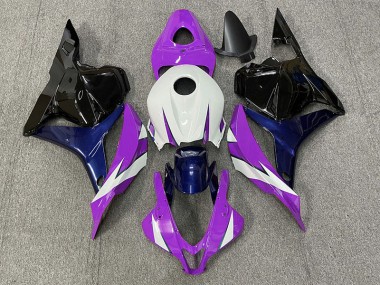 2009-2012 Purple and White Honda CBR600RR Motorcycle Fairing UK