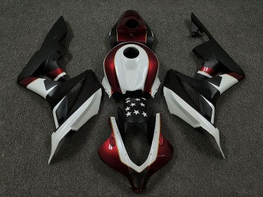 2009-2012 Racing Red and Black Honda CBR600RR Motorcycle Fairing UK