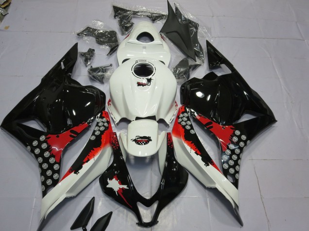 2009-2012 Red and Black Splatter Honda CBR600RR Motorcycle Fairing UK 2009-2012 Red and Black Splatter Honda CBR600RR Motorcycle Fairing UK
