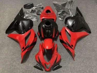 2009-2012 Red and Matte Black Honda CBR600RR Motorcycle Fairing UK