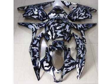 2009-2012 Silver Snow Camo Honda CBR600RR Motorcycle Fairing UK