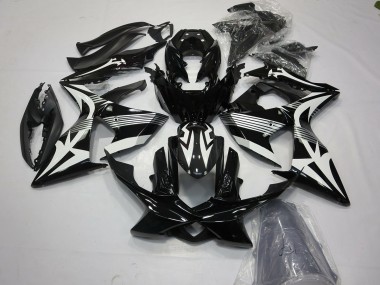 2009-2016 Black and White Suzuki GSXR 1000 Motorcycle Fairing UK