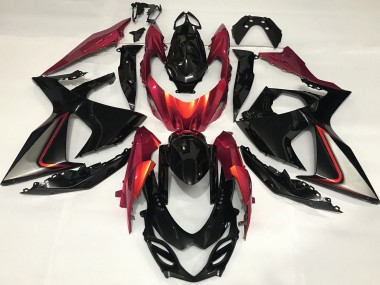 2009-2016 Burnt Orange and Black Suzuki GSXR 1000 Motorcycle Fairing UK