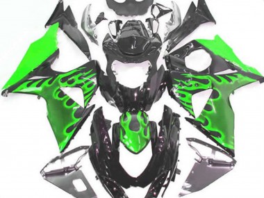 2009-2016 Green Flame Suzuki GSXR 1000 Motorcycle Fairing UK
