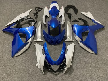 2009-2016 Light Blue & White Suzuki GSXR 1000 Motorcycle Fairing UK