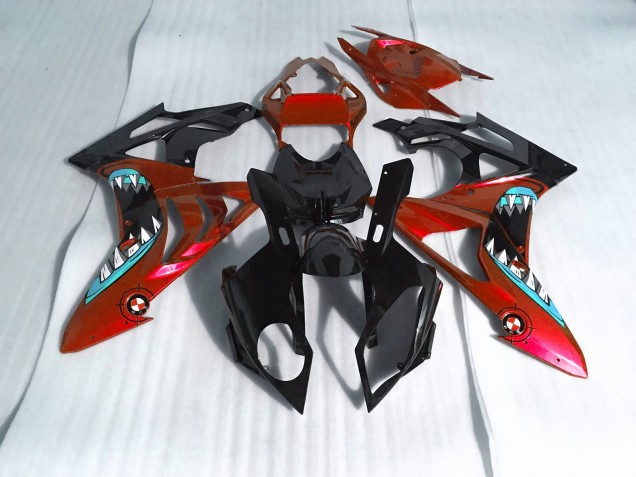 2009-2018 Candy Red Shark BMW S1000RR Motorcycle Fairing UK 2009-2018 Candy Red Shark BMW S1000RR Motorcycle Fairing UK