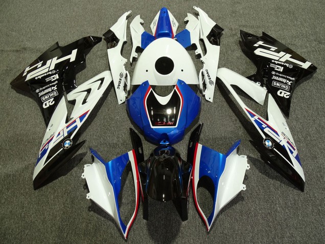 2009-2018 Red Blue and White HP4 BMW S1000RR Motorcycle Fairing UK