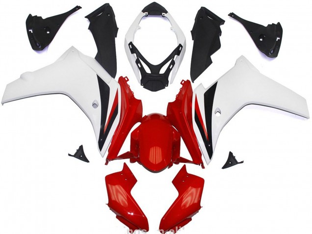 2011-2012 Red and White Gloss Honda CBR600F Motorcycle Fairing UK 2011-2012 Red and White Gloss Honda CBR600F Motorcycle Fairing UK