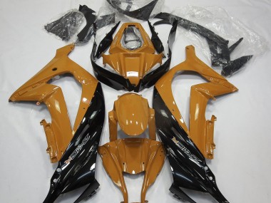 2011-2015 Gloss Orange and Black Kawasaki ZX10R Motorcycle Fairing UK