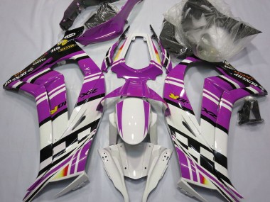 2011-2015 Purple Black and White Kawasaki ZX10R Motorcycle Fairing UK