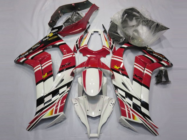 2011-2015 Red Black and White Kawasaki ZX10R Motorcycle Fairing UK 2011-2015 Red Black and White Kawasaki ZX10R Motorcycle Fairing UK