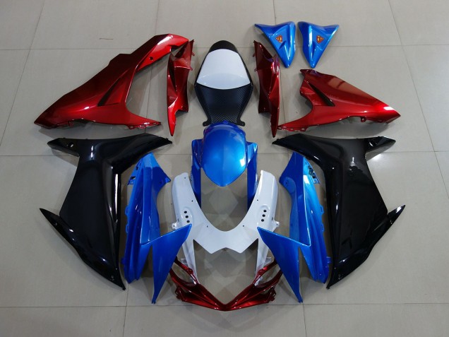 2011-2020 Blue / Black / Red Suzuki GSXR 600-750 Motorcycle Fairing UK 2011-2020 Blue / Black / Red Suzuki GSXR 600-750 Motorcycle Fairing UK