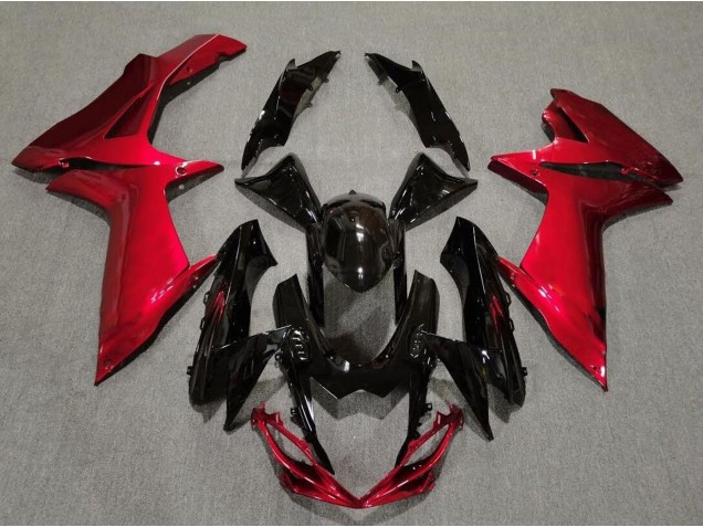 2011-2020 Gloss Black and Lava Red Suzuki GSXR 600-750 Motorcycle Fairing UK 2011-2020 Gloss Black and Lava Red Suzuki GSXR 600-750 Motorcycle Fairing UK