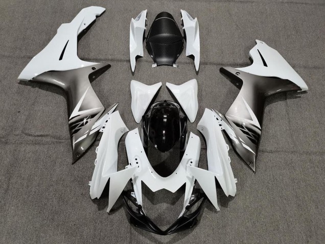 2011-2020 Gloss White and Silver Style Suzuki GSXR 600-750 Motorcycle Fairing UK 2011-2020 Gloss White and Silver Style Suzuki GSXR 600-750 Motorcycle Fairing UK