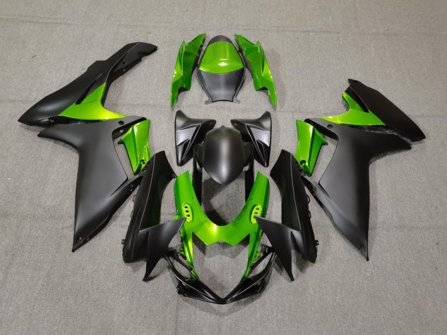 2011-2020 Matte Black and Green Suzuki GSXR 600-750 Motorcycle Fairing UK 2011-2020 Matte Black and Green Suzuki GSXR 600-750 Motorcycle Fairing UK