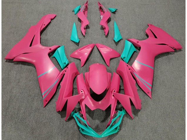 2011-2020 Matte Hot Pink and Teal Suzuki GSXR 600-750 Motorcycle Fairing UK 2011-2020 Matte Hot Pink and Teal Suzuki GSXR 600-750 Motorcycle Fairing UK