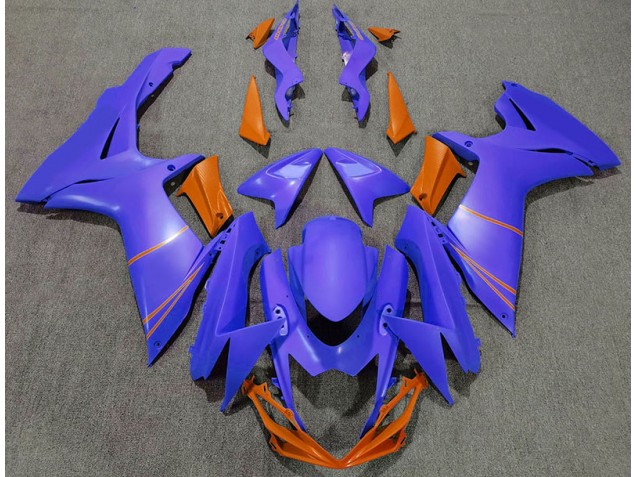 2011-2020 Matte Ocean Blue & Orange Suzuki GSXR 600-750 Motorcycle Fairing UK 2011-2020 Matte Ocean Blue & Orange Suzuki GSXR 600-750 Motorcycle Fairing UK