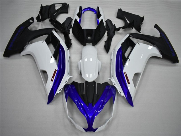2012-2016 Blue and White Kawasaki Ninja 650R Motorcycle Fairing UK 2012-2016 Blue and White Kawasaki Ninja 650R Motorcycle Fairing UK