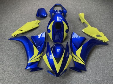 2012-2016 Gloss Blue and High Vis Yellow Honda CBR1000RR Motorcycle Fairing UK