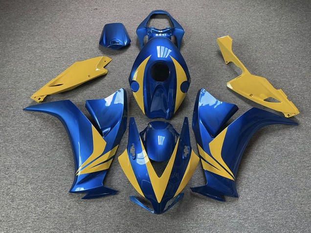 2012-2016 Gloss Blue and Yellow Honda CBR1000RR Motorcycle Fairing UK