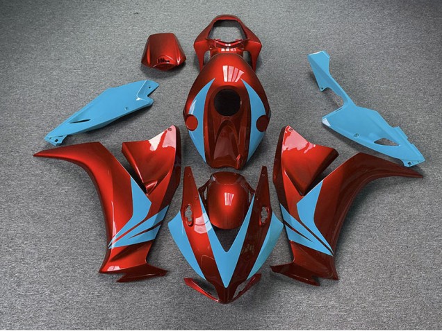 2012-2016 Gloss Red and Light Blue Honda CBR1000RR Motorcycle Fairing UK 2012-2016 Gloss Red and Light Blue Honda CBR1000RR Motorcycle Fairing UK