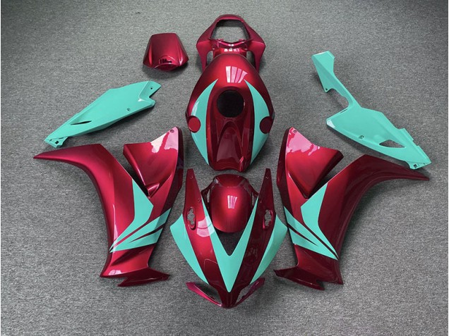 2012-2016 Gloss Red and Teal Honda CBR1000RR Motorcycle Fairing UK 2012-2016 Gloss Red and Teal Honda CBR1000RR Motorcycle Fairing UK