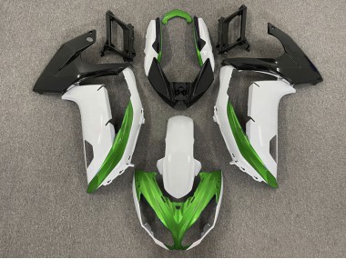 2012-2016 Gloss White & Green Kawasaki Ninja 650R Motorcycle Fairing UK