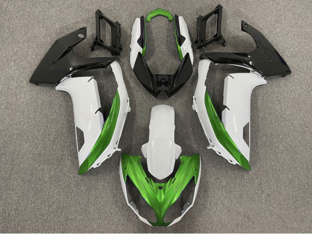 2012-2016 Gloss White & Green Kawasaki Ninja 650R Motorcycle Fairing UK 2012-2016 Gloss White & Green Kawasaki Ninja 650R Motorcycle Fairing UK