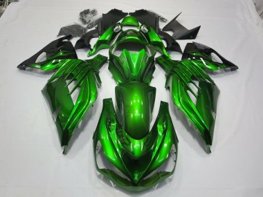 2012-2019 Green Black Kawasaki ZX14R Motorcycle Fairing UK
