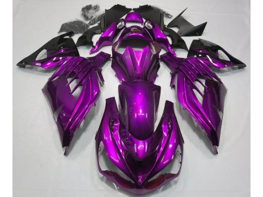 2012-2019 Mood Purple Gloss Kawasaki ZX14R Motorcycle Fairing UK