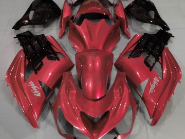 2012-2019 Vibrant Red Kawasaki ZX14R Motorcycle Fairing UK