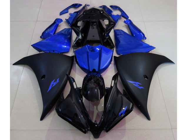2013-2014 Matte Black and Blue Yamaha R1 Motorcycle Fairing UK 2013-2014 Matte Black and Blue Yamaha R1 Motorcycle Fairing UK