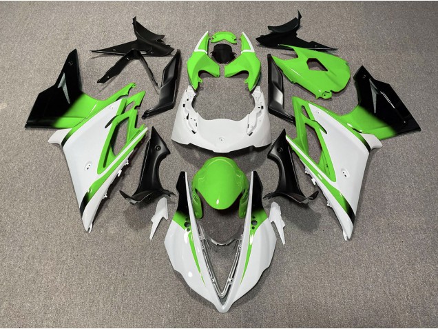 2013-2016 Gloss White and Green Triumph Daytona 675 Motorcycle Fairing UK 2013-2016 Gloss White and Green Triumph Daytona 675 Motorcycle Fairing UK