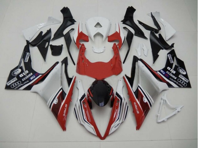 2013-2016 Red white and Black Style Triumph Daytona 675 Motorcycle Fairing UK 2013-2016 Red white and Black Style Triumph Daytona 675 Motorcycle Fairing UK