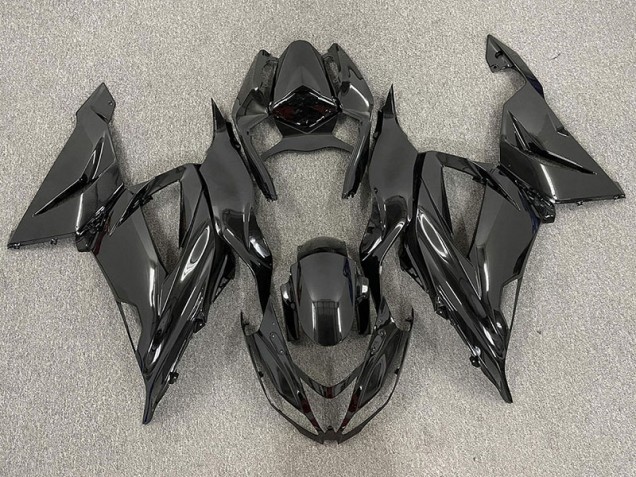 2013-2018 Gloss Black Plain Kawasaki ZX6R Motorcycle Fairing UK 2013-2018 Gloss Black Plain Kawasaki ZX6R Motorcycle Fairing UK