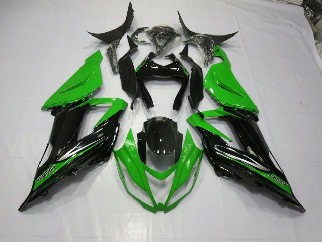 2013-2018 Green Black Kawasaki ZX6R Motorcycle Fairing UK 2013-2018 Green Black Kawasaki ZX6R Motorcycle Fairing UK