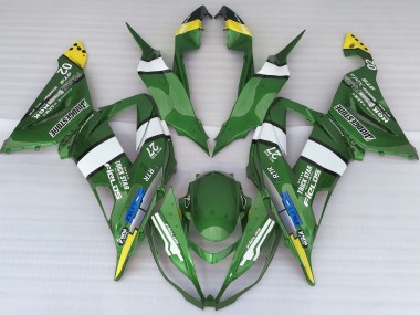 2013-2018 Green Style Kawasaki ZX6R Motorcycle Fairing UK