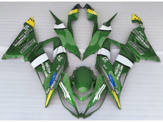 2013-2018 Green Style Kawasaki ZX6R Motorcycle Fairing UK 2013-2018 Green Style Kawasaki ZX6R Motorcycle Fairing UK