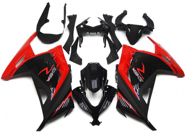 2013-2018 Red and Black Gloss Kawasaki Ninja 300 Motorcycle Fairing UK 2013-2018 Red and Black Gloss Kawasaki Ninja 300 Motorcycle Fairing UK