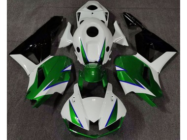 2013-2020 Gloss Green White and Blue Honda CBR600RR Motorcycle Fairing UK