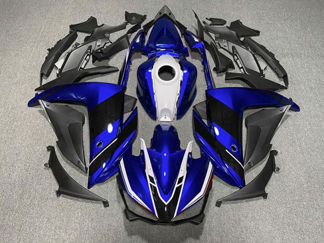 2015-2018 Blue Black and White Yamaha R3 Motorcycle Fairing UK 2015-2018 Blue Black and White Yamaha R3 Motorcycle Fairing UK