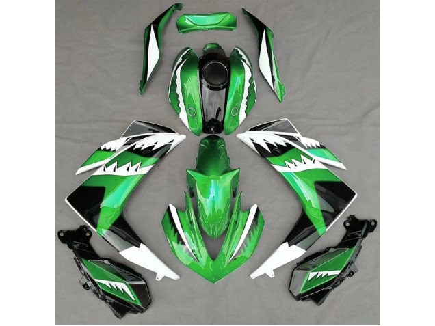 2015-2018 Green Shark Yamaha R3 Motorcycle Fairing UK 2015-2018 Green Shark Yamaha R3 Motorcycle Fairing UK