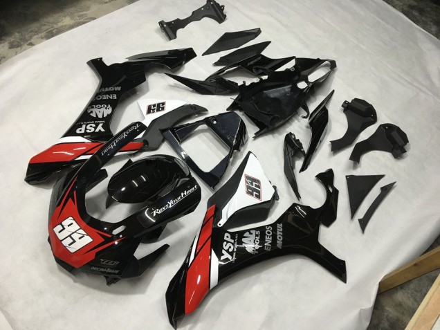 2015-2019 Black Red and White 99 Yamaha R1 Motorcycle Fairing UK 2015-2019 Black Red and White 99 Yamaha R1 Motorcycle Fairing UK