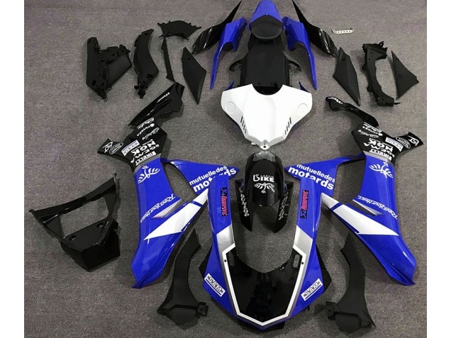 2015-2019 Gloss Blue Style Yamaha R1 Motorcycle Fairing UK 2015-2019 Gloss Blue Style Yamaha R1 Motorcycle Fairing UK